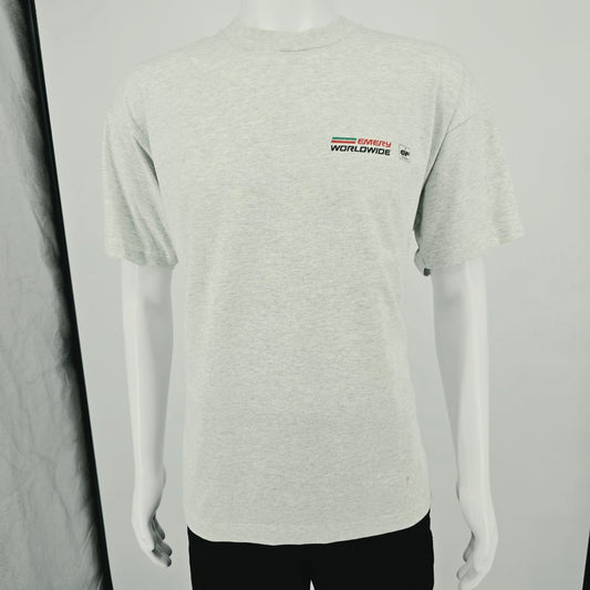 Vintage 1990s Screen Stars Emery Worldwide Airlines A CF Company T-Shirt (XL)