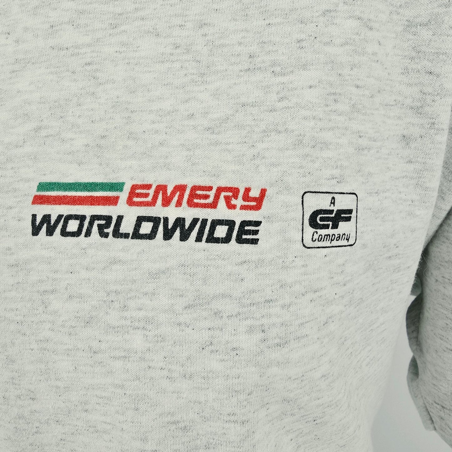 Vintage 1990s Screen Stars Emery Worldwide Airlines A CF Company T-Shirt (XL)