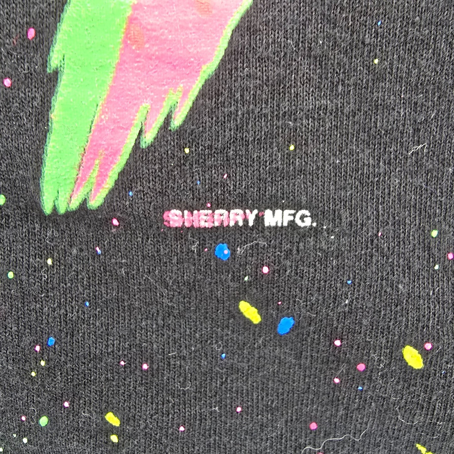 Vintage 1990s Sherry's Best Arizona Hot Neon Splatter Pattern Tank Top (S)