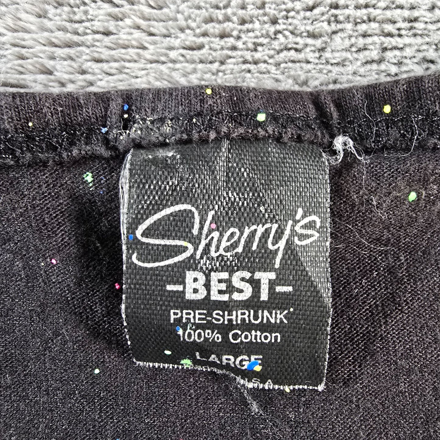 Vintage 1990s Sherry's Best Arizona Hot Neon Splatter Pattern Tank Top (S)