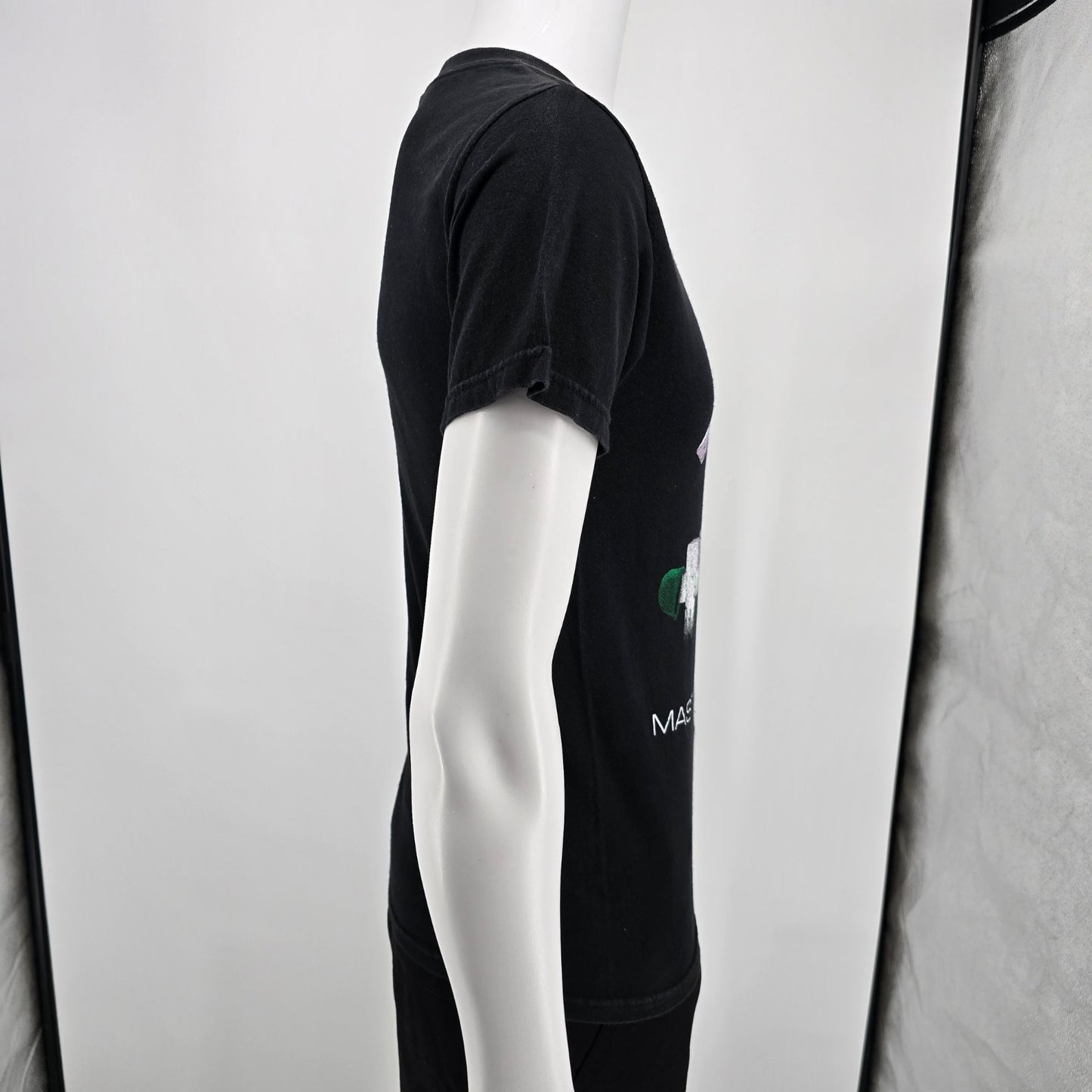 2000s Alstyle Metallica Master Of Puppets Black Graphic Band T-Shirt (Small)