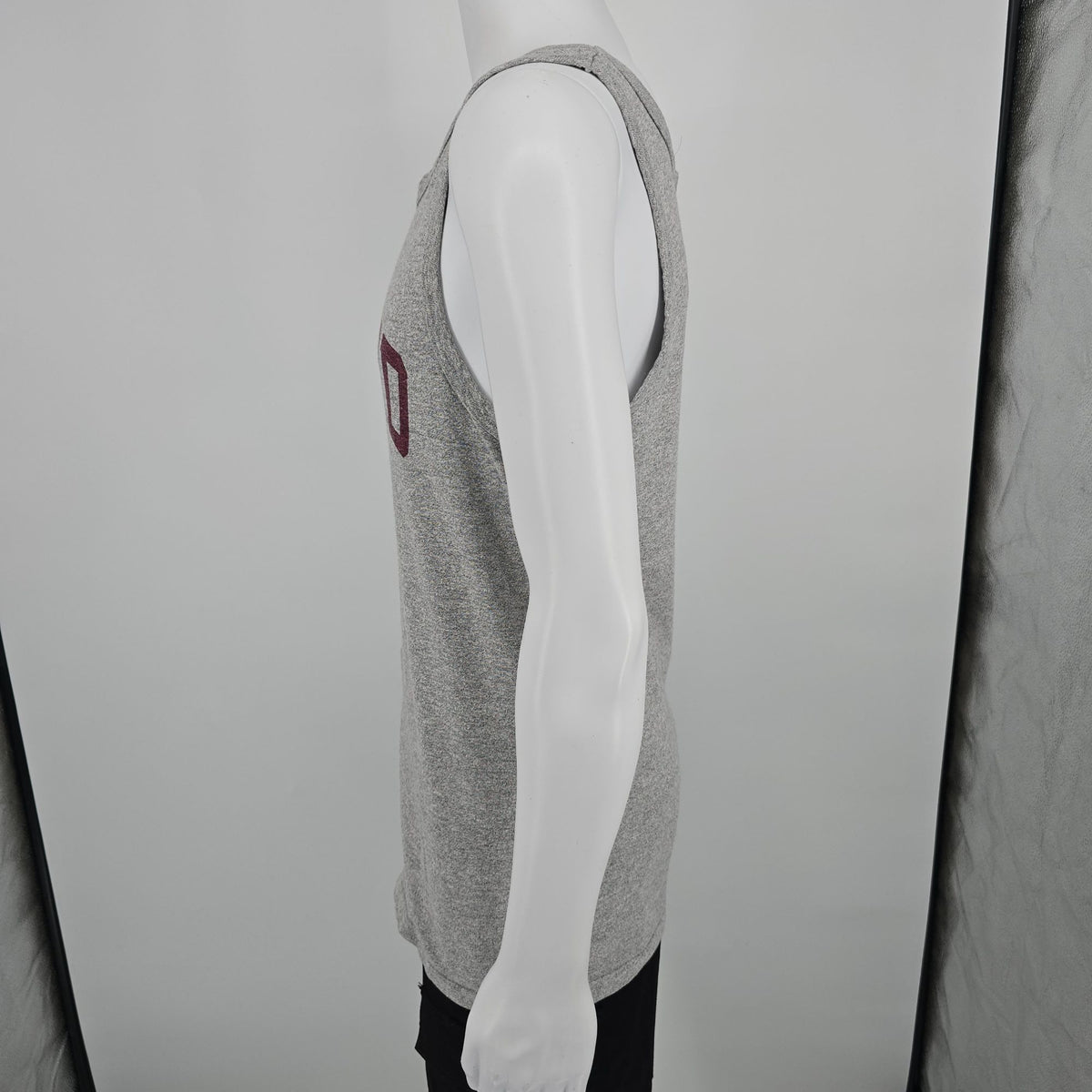 Vintage 1980s Champion Harvard University Gray Athletic Tank Top (S) *Fair