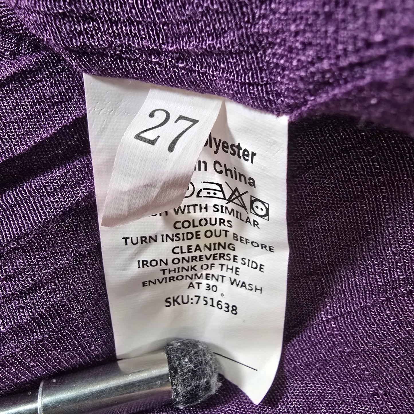 2020s Celmia Collection Purple Lagenlook Long Sleeve Textured Maxi Dress (5XL)