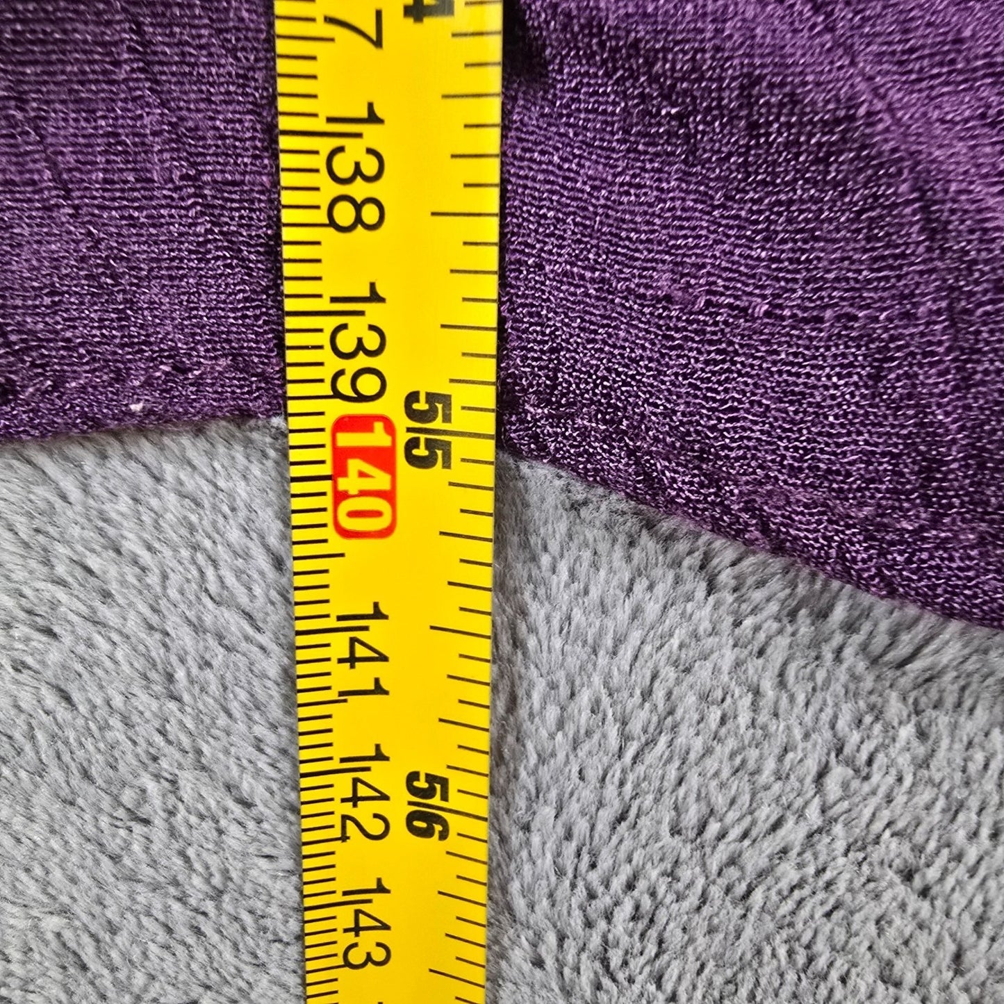 2020s Celmia Collection Purple Lagenlook Long Sleeve Textured Maxi Dress (5XL)