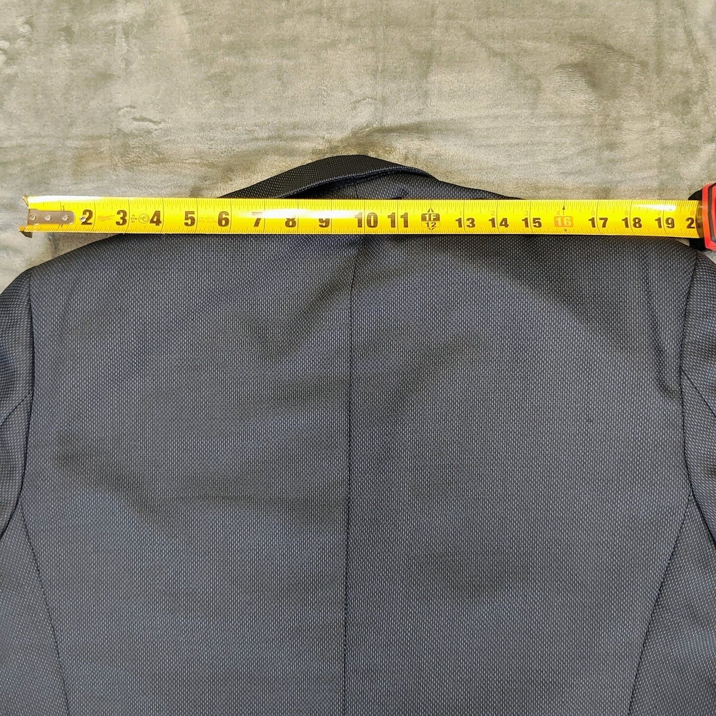 Boss Hugo Boss Blue Einstein US Suit Jacket Sport Coat Blazer (44L) *FLAW"