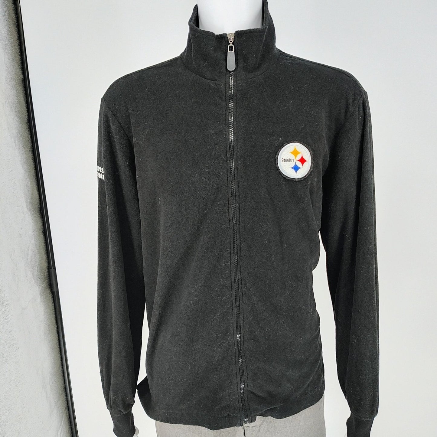 Pittsburgh Steelers NFL SI G-III Black Zip Up Mens Fleece Jacket (XL)