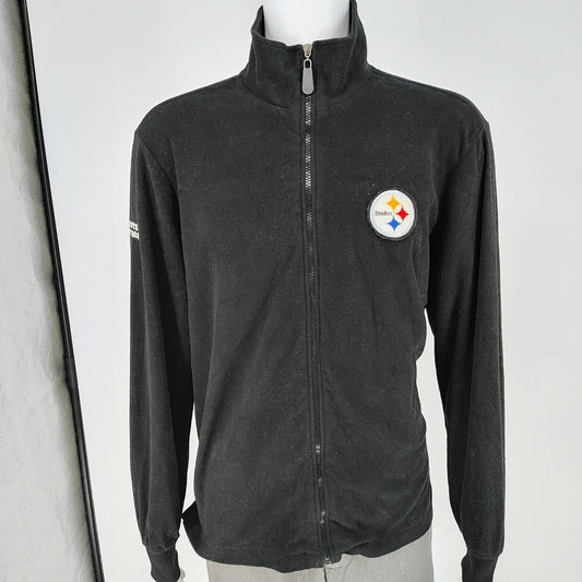 Pittsburgh Steelers NFL SI G-III Black Zip Up Mens Fleece Jacket (XL)
