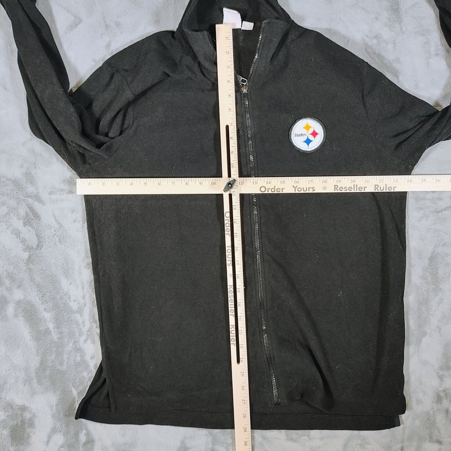Pittsburgh Steelers NFL SI G-III Black Zip Up Mens Fleece Jacket (XL)
