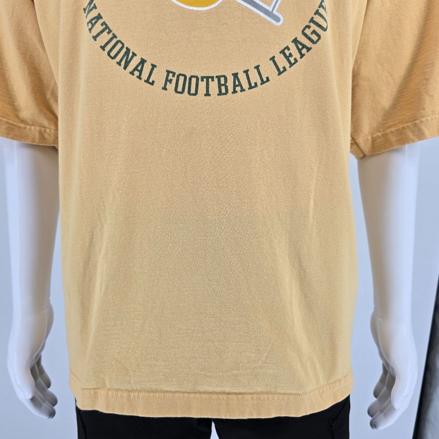 Vintage Y2K Reebok NFL Gridiron Classic Green Bay Packers Helmet T-Shirt (XL)