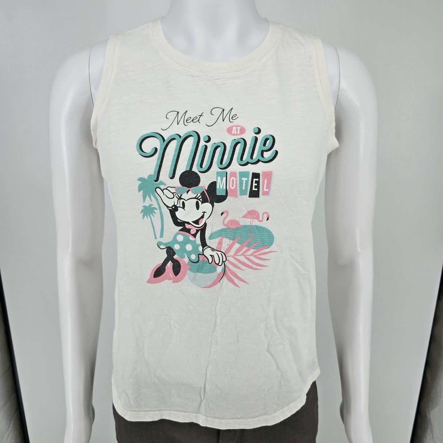 Disney Parks Meet Me at the Minnie Motel Women's Graphic Tank Top (Small)