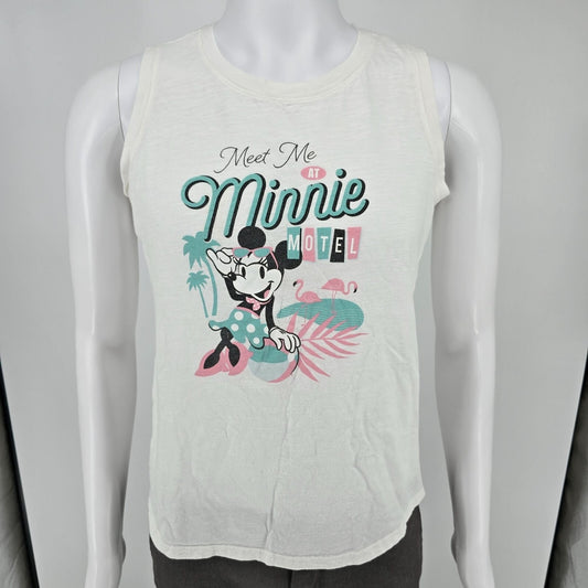 Disney Parks Meet Me at the Minnie Motel Women's Graphic Tank Top (Small)