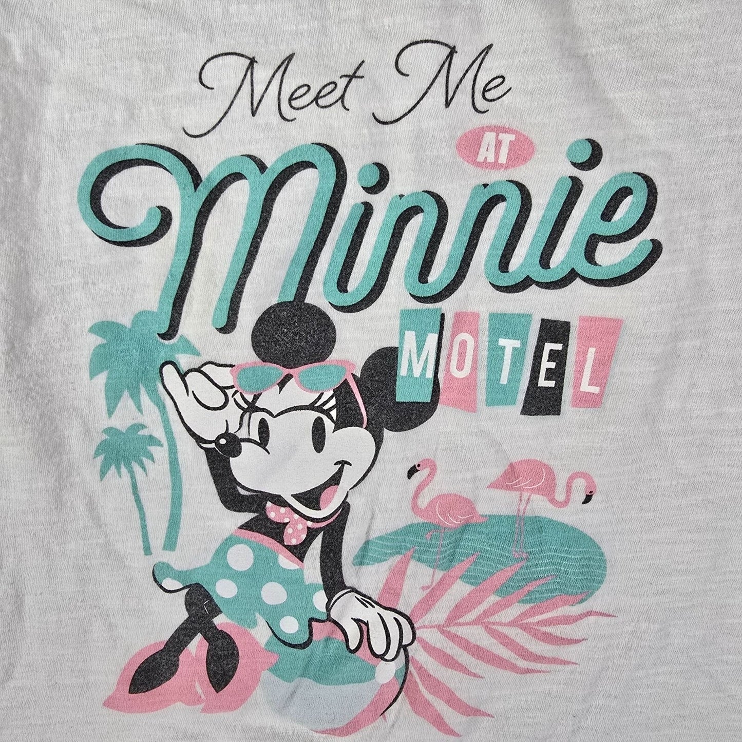 Disney Parks Meet Me at the Minnie Motel Women's Graphic Tank Top (Small)