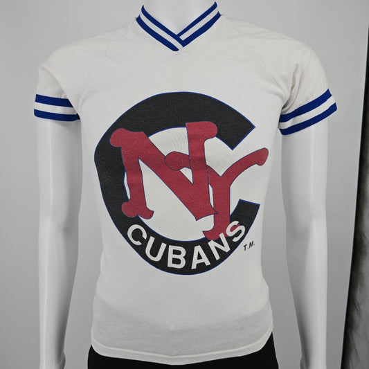 Vintage 1990s New York Cubans Negro League Baseball Museum T-Shirt (Youth M)