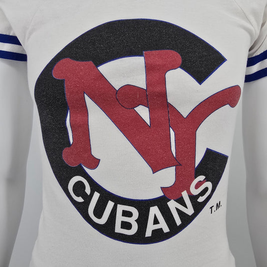 Vintage 1990s New York Cubans Negro League Baseball Museum T-Shirt (Youth M)