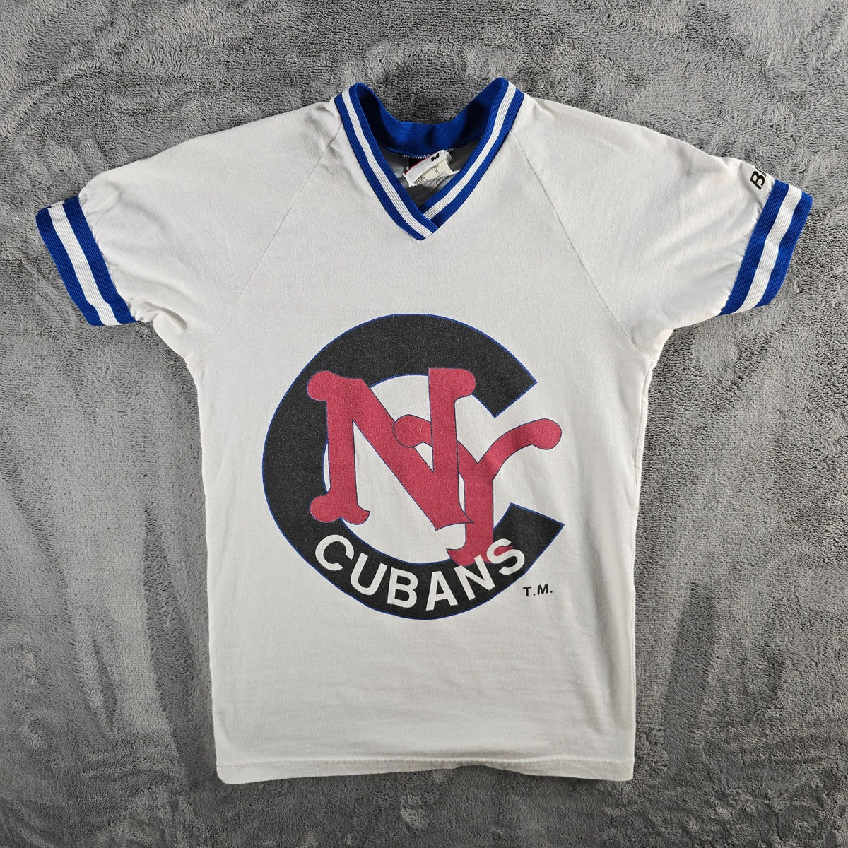 Vintage 1990s New York Cubans Negro League Baseball Museum T-Shirt (Youth M)