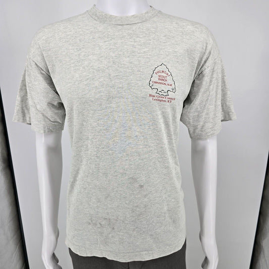 Vintage 1998 Boy Scouts Blue Grass Council Philmont Scout Ranch T-Shirt (L/XL)
