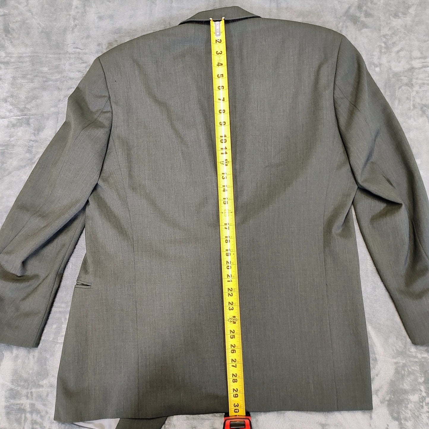 Boss Hugo Boss Green/Gray Einstein/Sigma Guabello Super 110s Suit Jacket (40S)