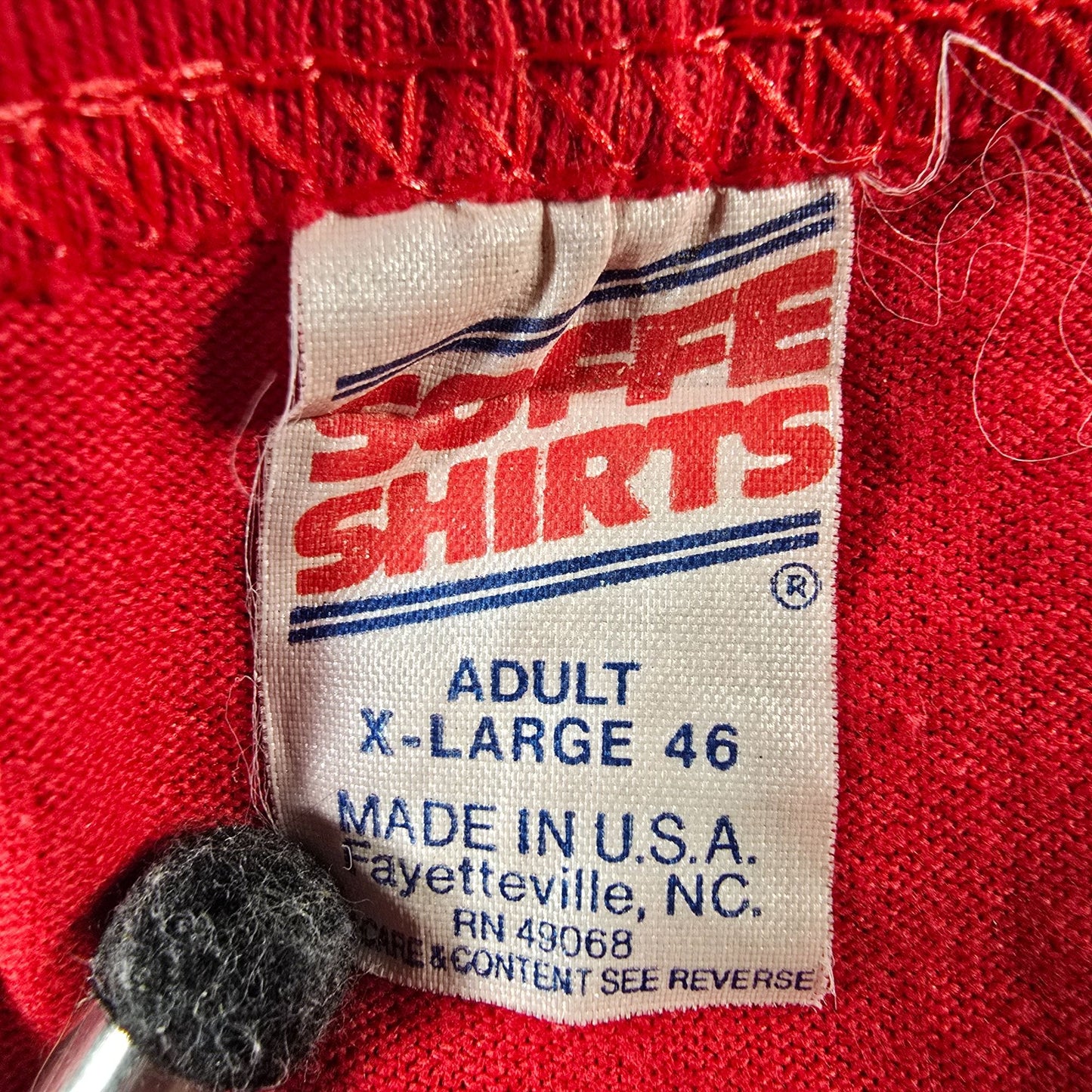 Vintage 1980s Soffe Shirts Mesa 18th #34 Baseball Jersey Henley T-Shirt (L)