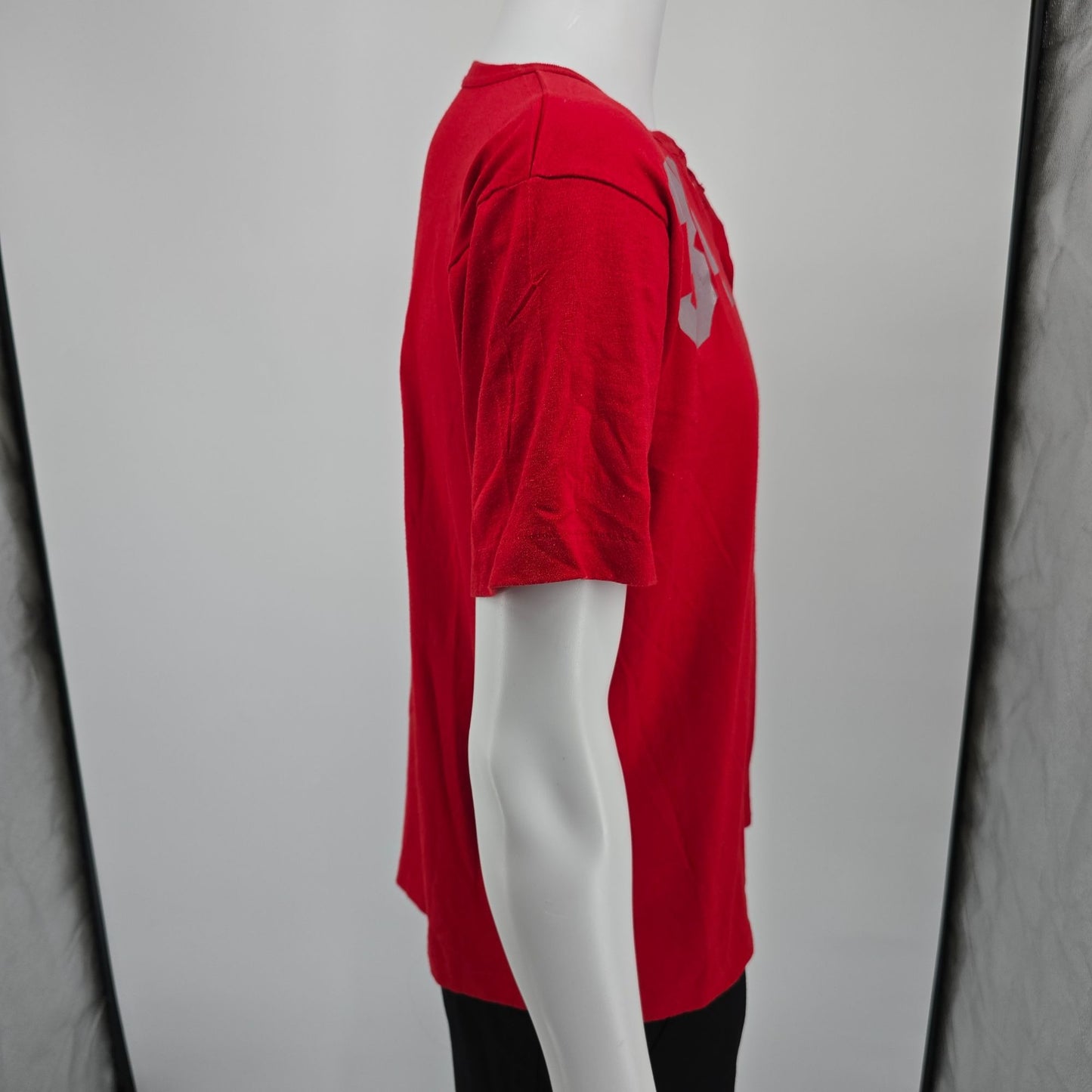 Vintage 1980s Soffe Shirts Mesa 18th #34 Baseball Jersey Henley T-Shirt (L)