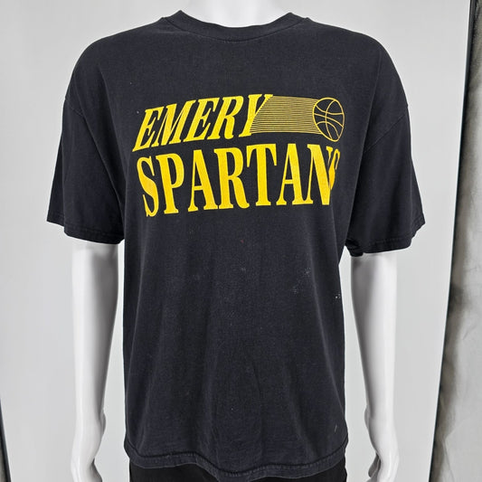 Vintage Y2K Emery Spartans 1999-2000 Region 8 Basketball Champions T-Shirt (XL)