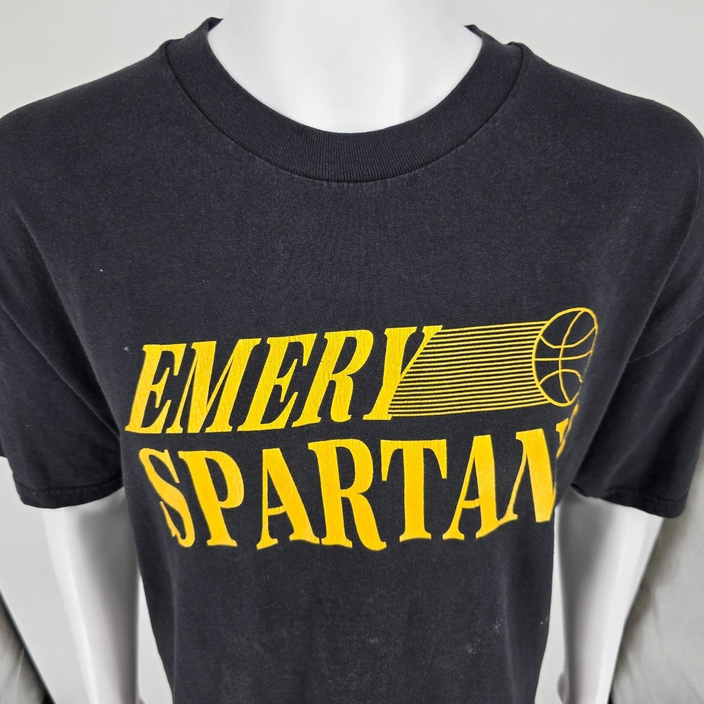 Vintage Y2K Emery Spartans 1999-2000 Region 8 Basketball Champions T-Shirt (XL)