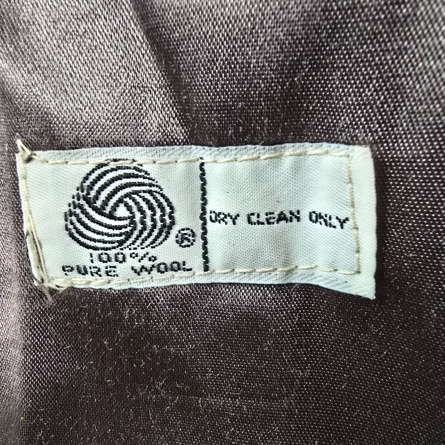 Distressed Vintage 1960s Lady Penguin Fashions Heather Gray Wool Car Coat (L)