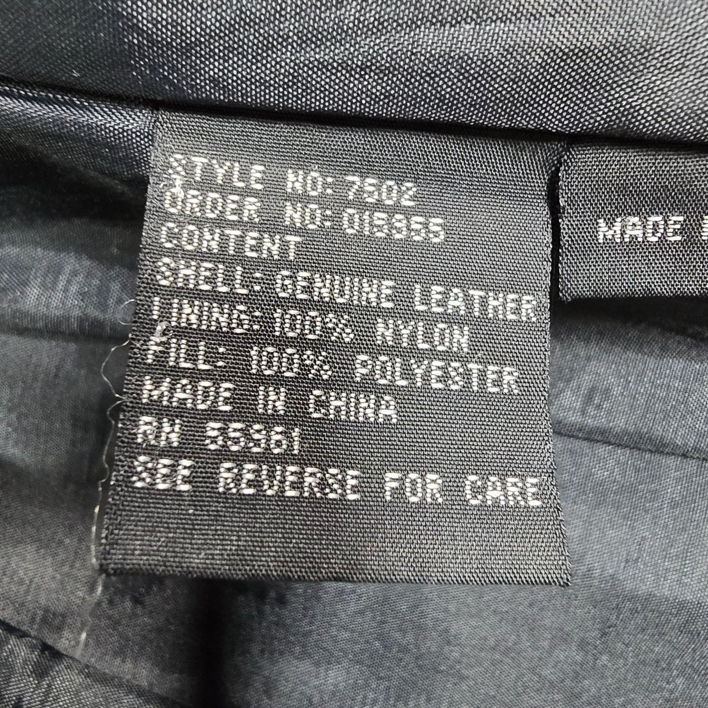 Vintage 1990s Authentic International Outerwear Embossed Leather Jacket (S)