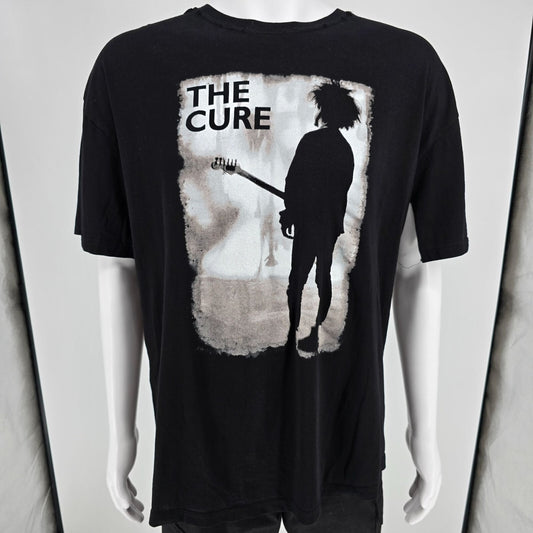 Distressed 2023 The Cure "Boys Don't Cry" Robert Smith Silhouette T-Shirt (XXL)