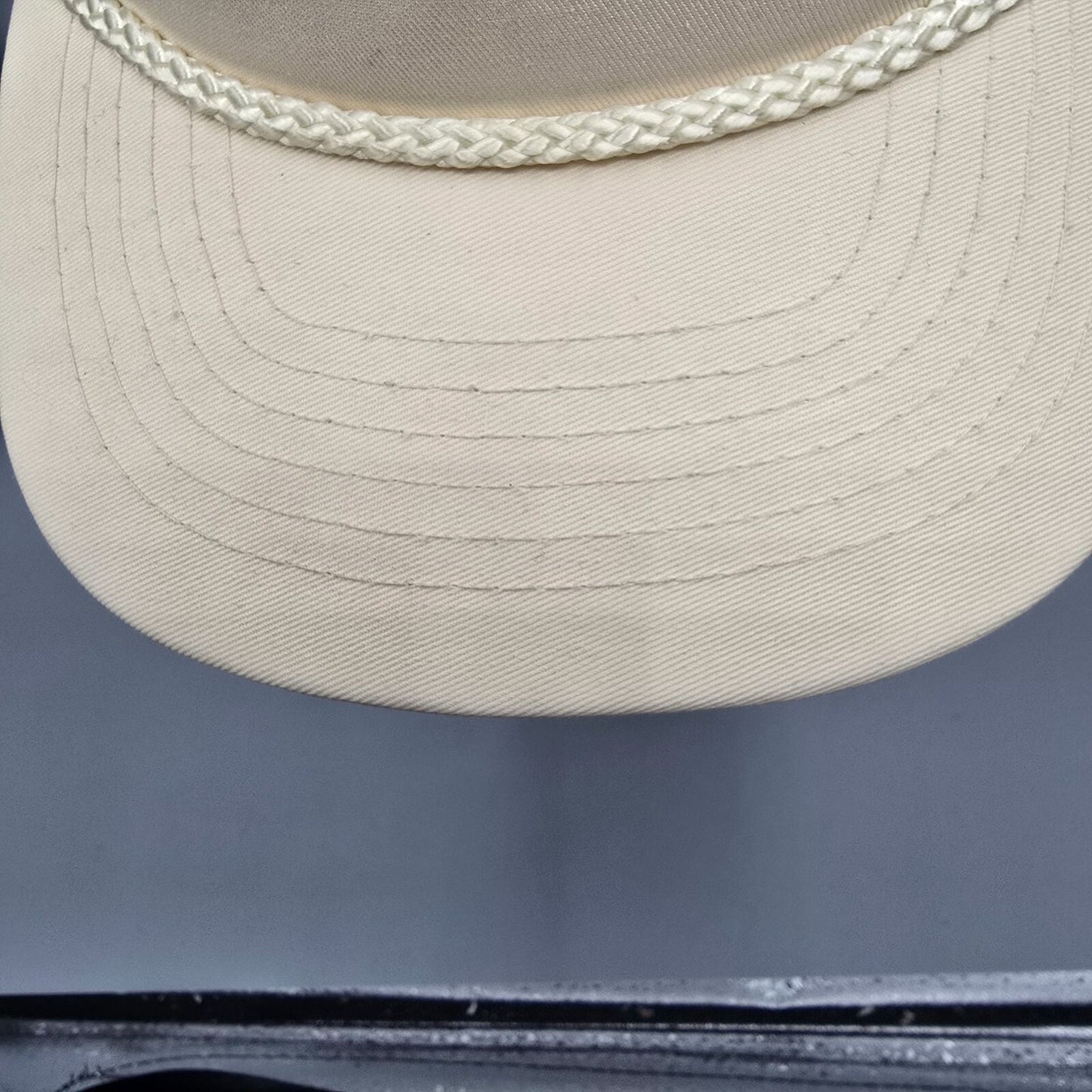 VTG Superstition Contracting Arizona Five-Panel Twill Front Beige Trucker Hat