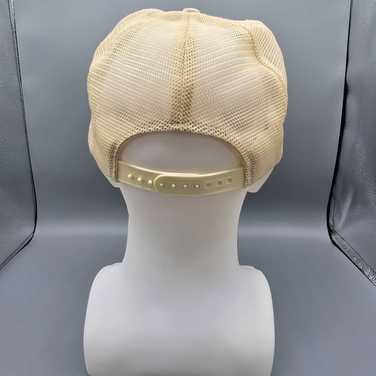 VTG Superstition Contracting Arizona Five-Panel Twill Front Beige Trucker Hat