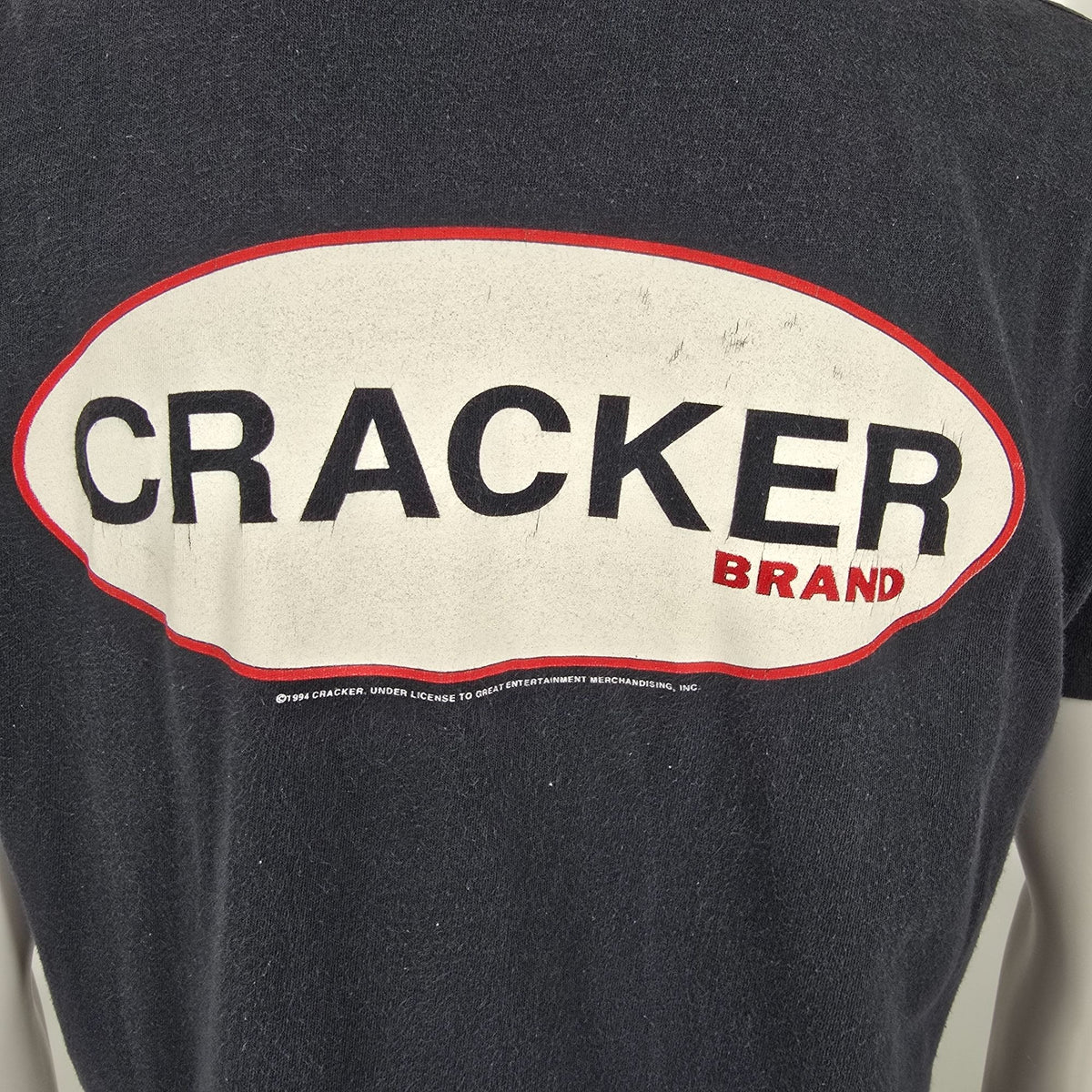 Vintage 1994 Cracker Kerosene Hat Era Microphone Graphic Band T-Shirt (L)