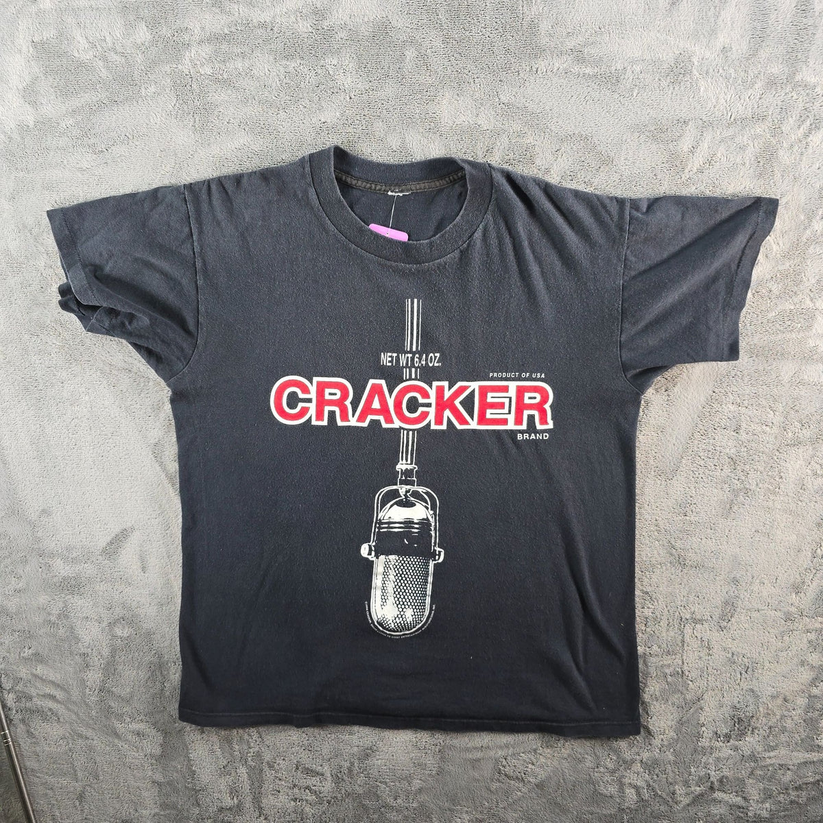 Vintage 1994 Cracker Kerosene Hat Era Microphone Graphic Band T-Shirt (L)