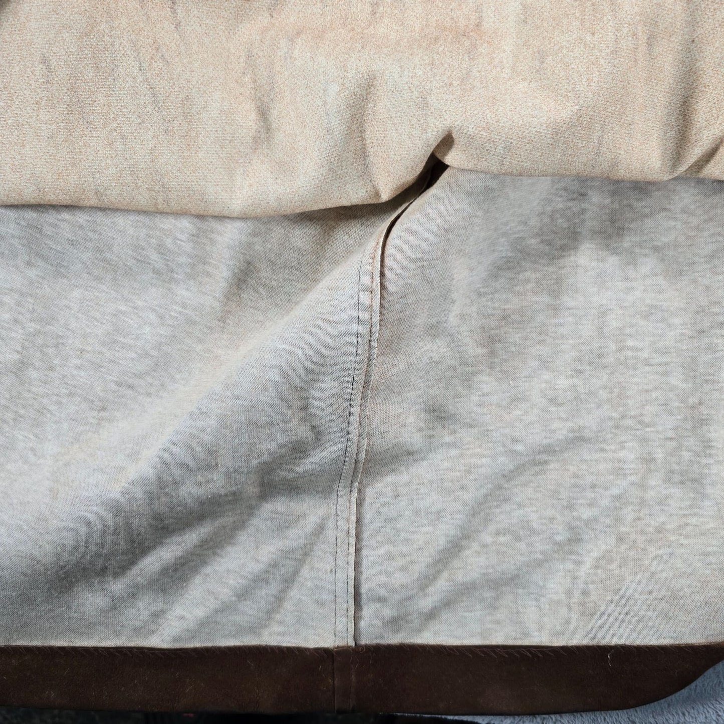 Vintage 1960s Brown Velveteen Coat w/ Leopard Print Faux Fur Lining (L) *Fair