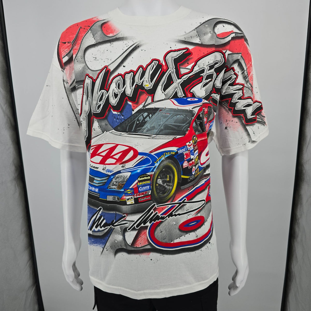 Vintage 2006 Delta Magnum Weight Martin AAA All Over Print T-Shirt (XL)