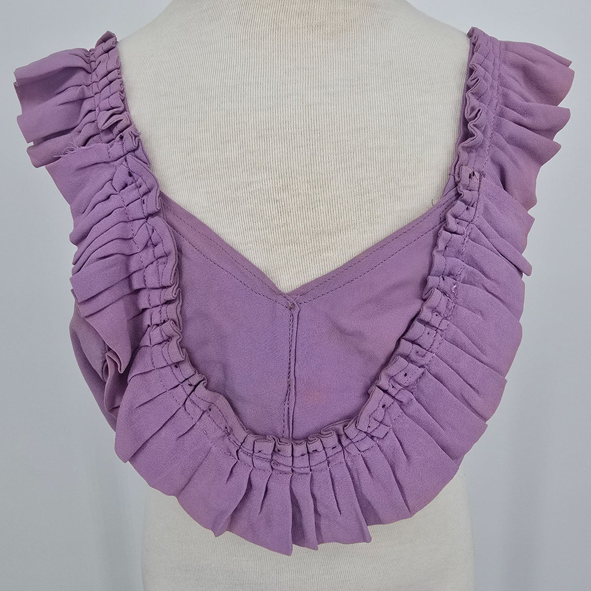 Vintage 1940s Maidenform Allo-Ette Customized Lavendar Covered Costume Bra (30)