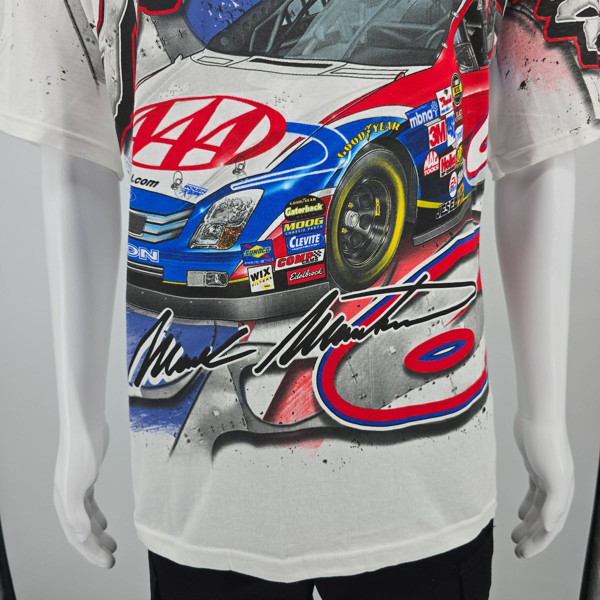 Vintage 2006 Delta Magnum Weight Martin AAA All Over Print T-Shirt (XL)