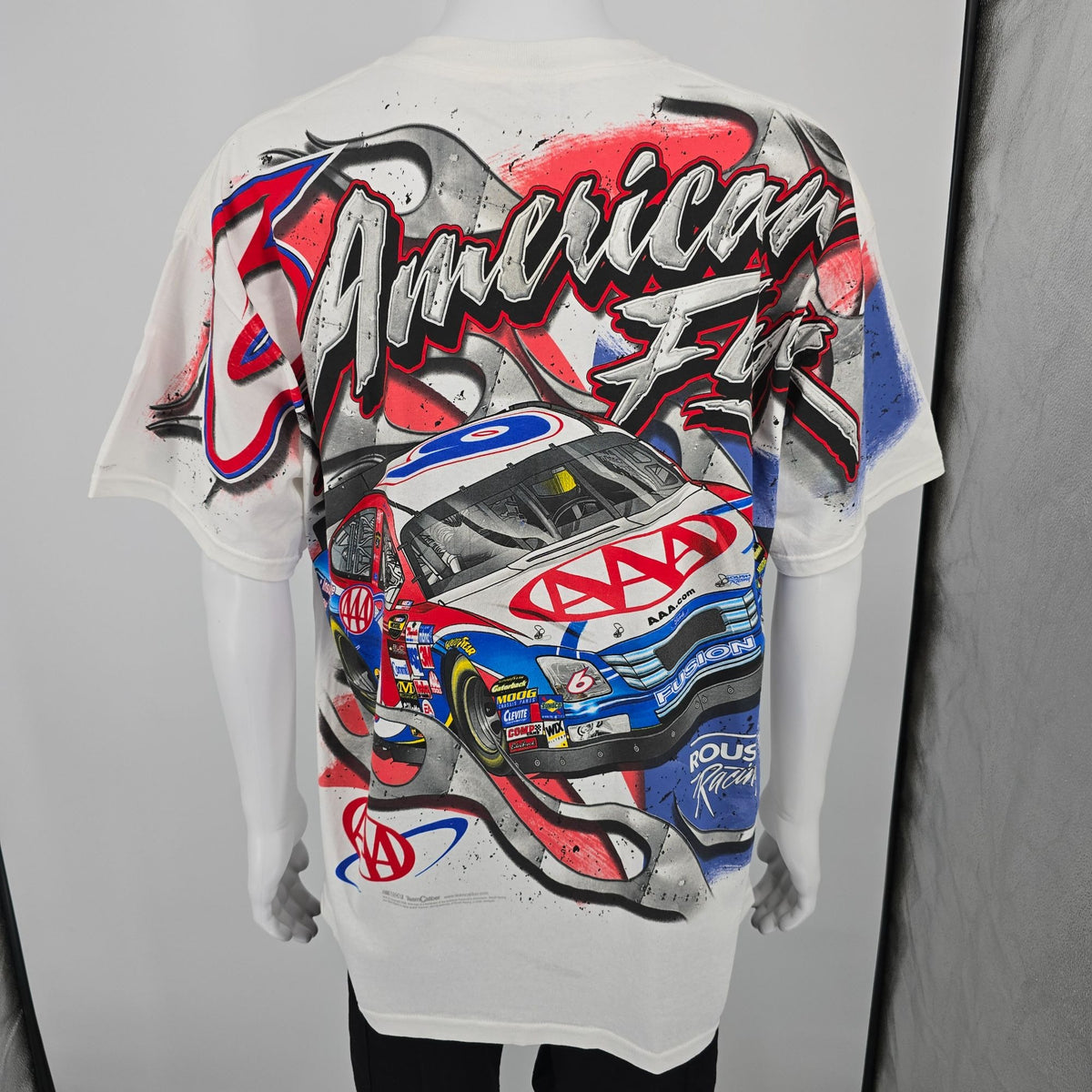 Vintage 2006 Delta Magnum Weight Martin AAA All Over Print T-Shirt (XL)