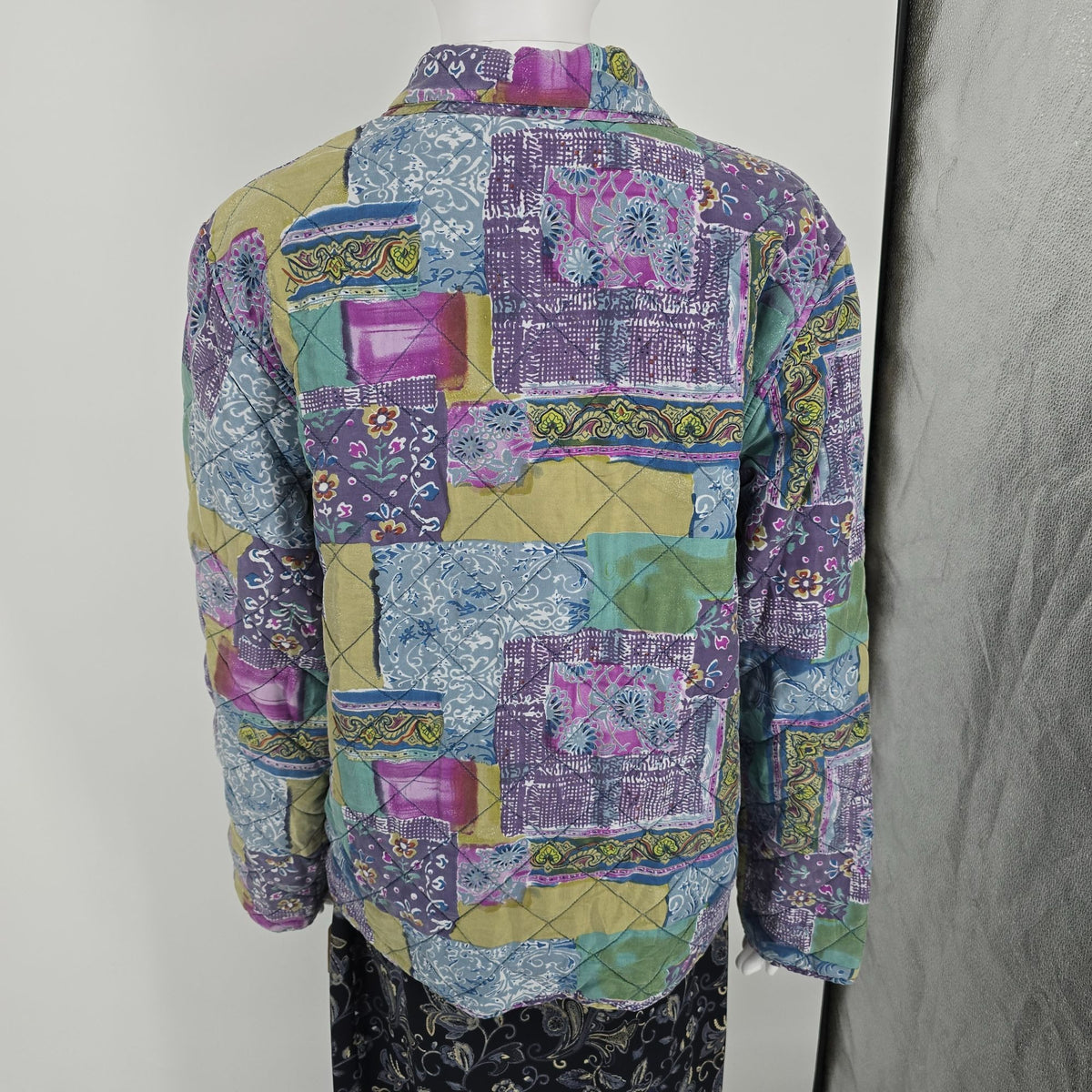 Deadstock NWT Vintage 1990s Anna and Frank Reversible Lightweight Silk Jacket (M)