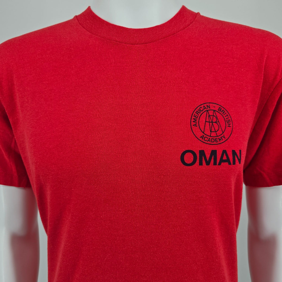 Vintage 1980s American-British Academy ABA Oman International School T-Shirt (L)