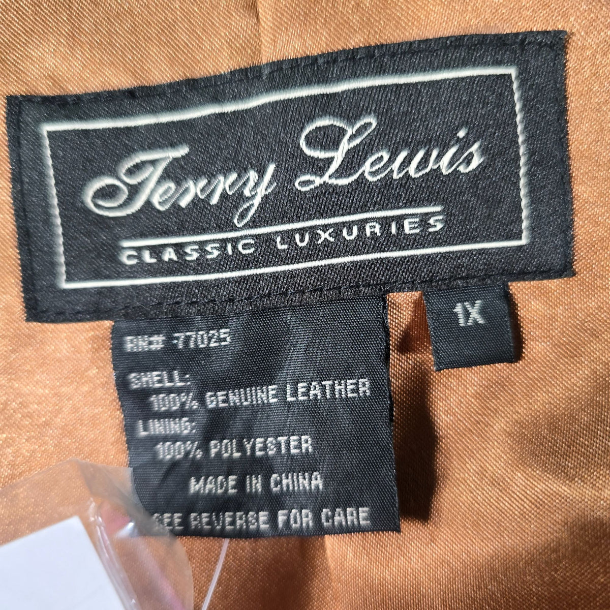 Vintage NWT Y2K Terry Lewis Classic Luxuries Leather Duster Long Vest (XL)