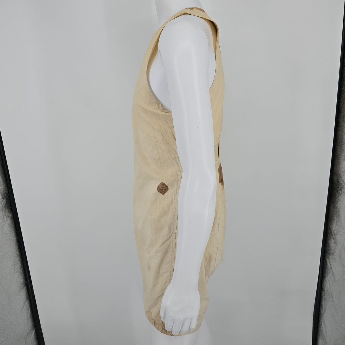 Vintage 1920s Police and Firemen Sleeveless Athletic Union Suit (M) *Damaged