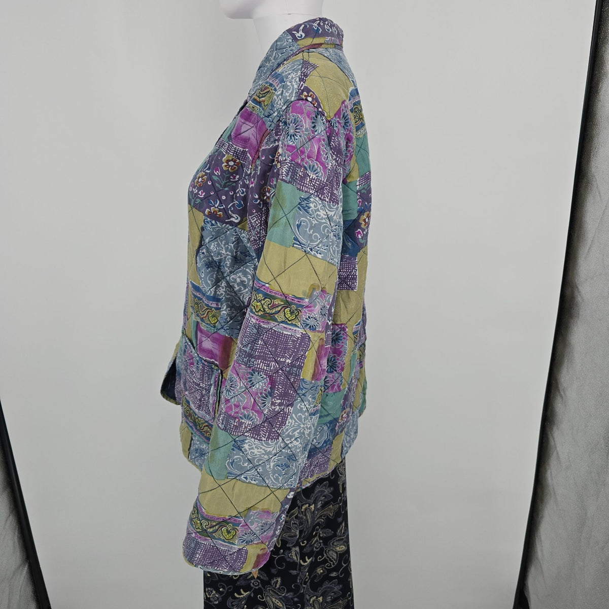 Deadstock NWT Vintage 1990s Anna and Frank Reversible Lightweight Silk Jacket (M)