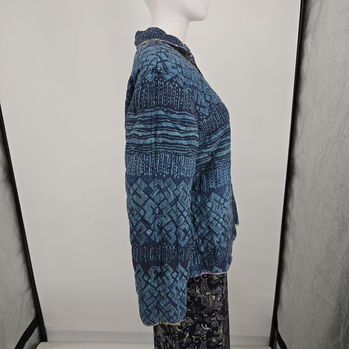 Deadstock NWT Vintage 1990s Anna and Frank Reversible Lightweight Silk Jacket (M)