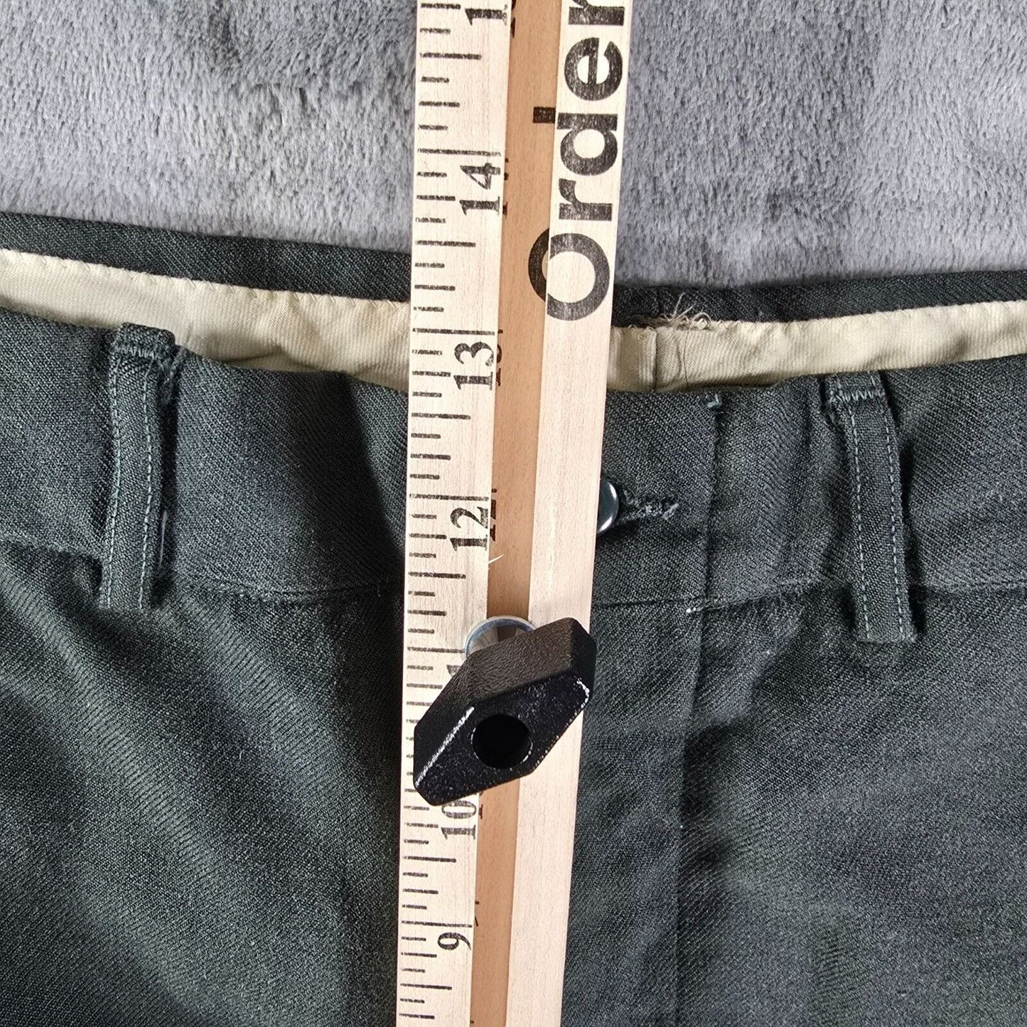 Vintage 1965 U.S. Army Vietnam Man's Wool Serge AG 44 Green Trousers (32x28)