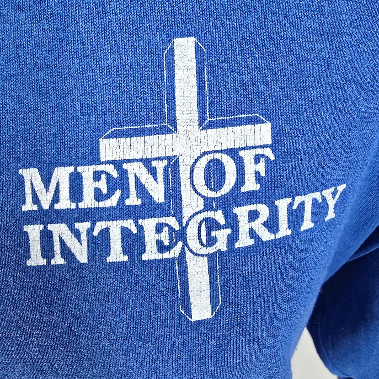 Vintage 1997 Promise Keepers Men of Integrity Stand in the Gap T-Shirt (XXL)