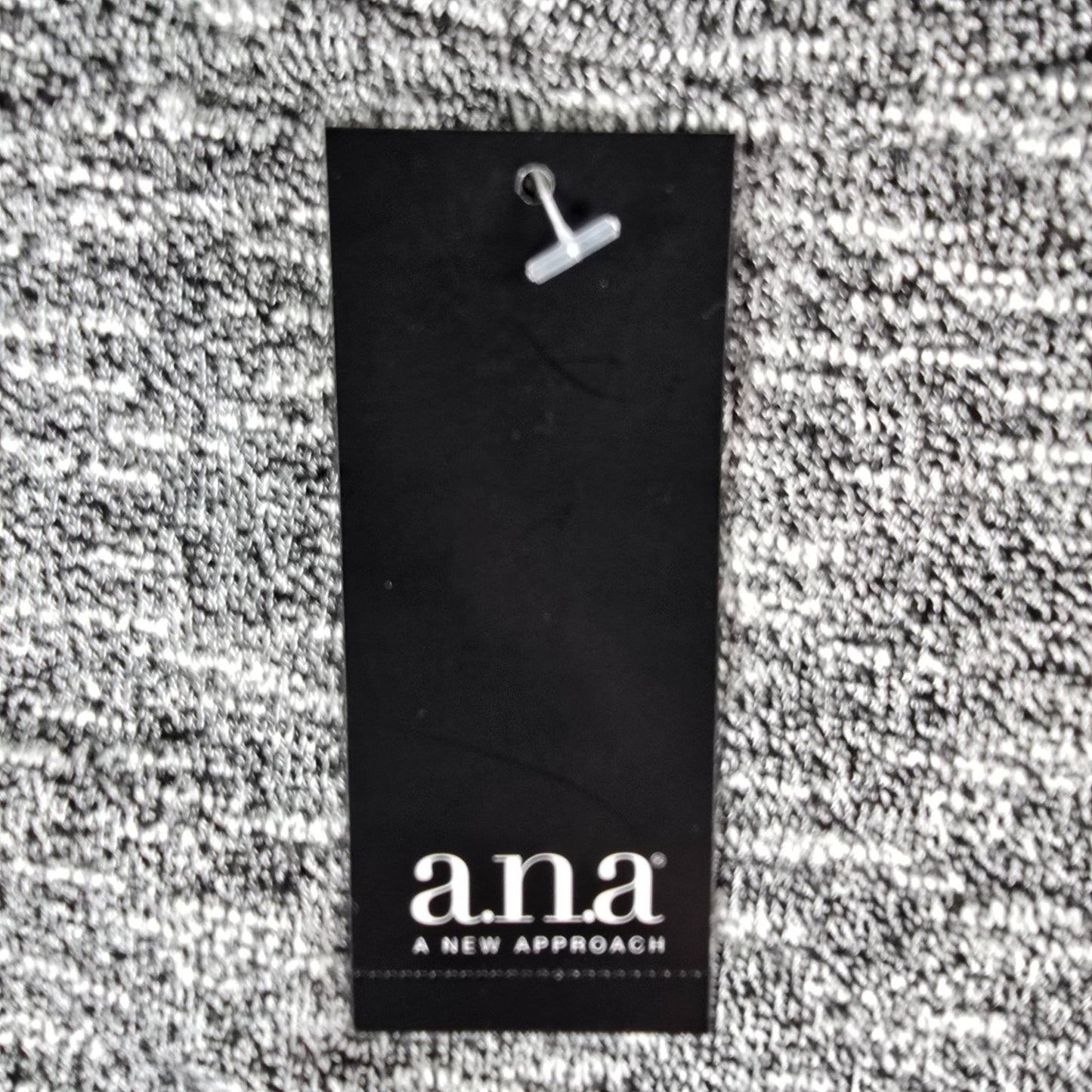 2010s a.n.a. A New Approach NWT Women's Heather Grey Tunic/Sweater Dress (L)