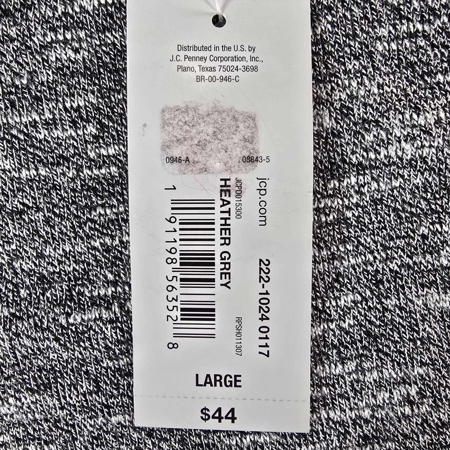 2010s a.n.a. A New Approach NWT Women's Heather Grey Tunic/Sweater Dress (L)