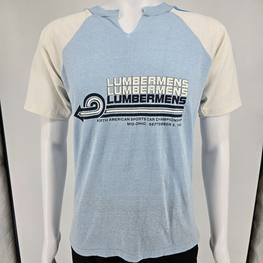 Vintage 1982 Lumbermens Mid-Ohio Camel GT 6-Hour Endurance Race T-Shirt (M)