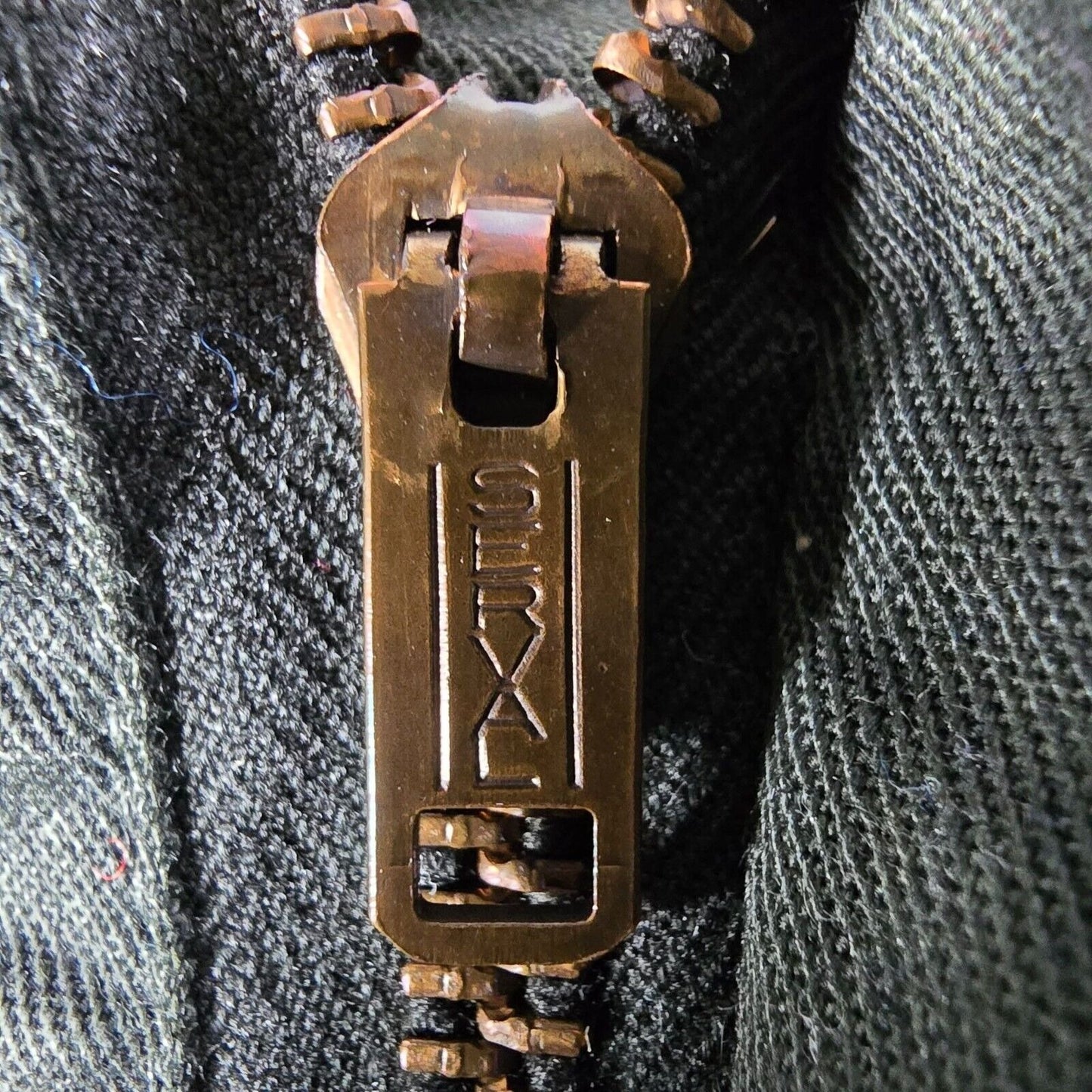 Vintage 1970s Green Large Pocket Serval Zipper Utility Work Pants (31x27) *Fair*