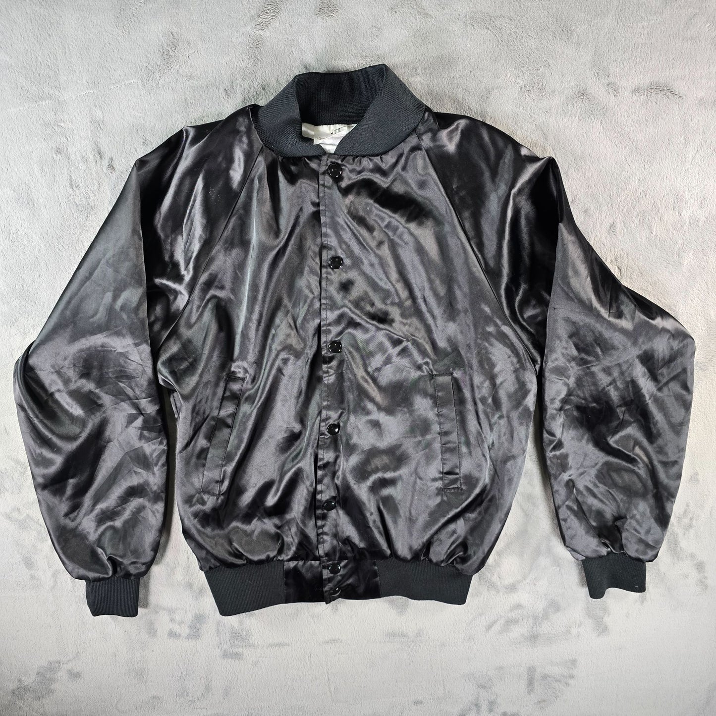 Vintage 1990s Auburn Sportswear "Martha's Sewing" Back Graphic Nylon Jacket (S)